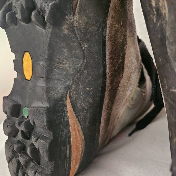 Scarpa Go Up Mountaineering Hiking Boots Gray/Orange - Vibram Sole - Picture 6 of 16